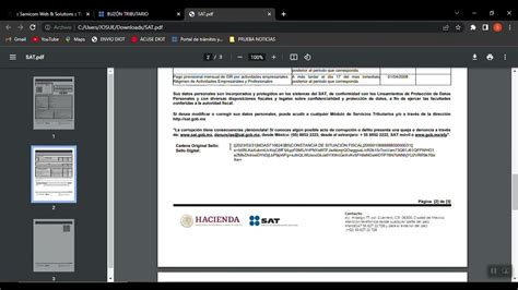 CÓmo Obtener La Constancia De Situacion Fiscal Actualizada Sat Youtube