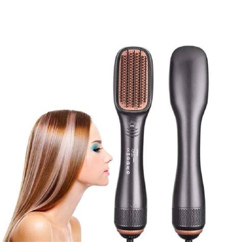 Multifunctional Hair Dryer Comb With Ionic Hot Air Brush And Steam Straightener Wet Dry Use