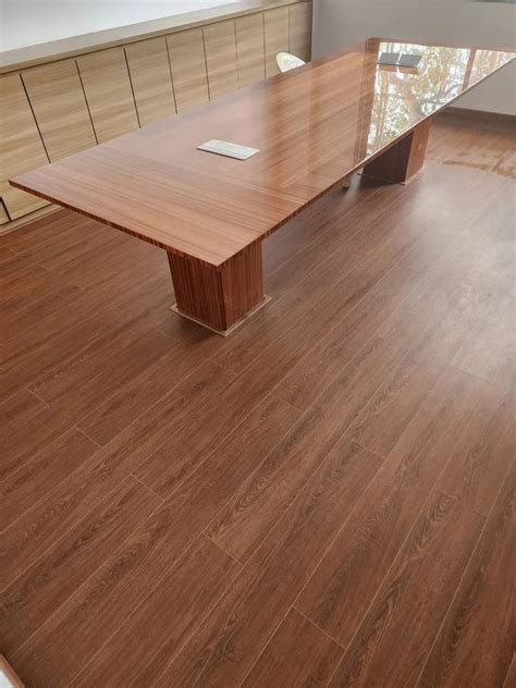 Brown Teak Wood Bamboo Hardwood Flooring For Residential Surface