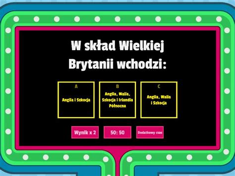 Quiz Wiedzy O Wielkiej Brytanii Gameshow Quiz