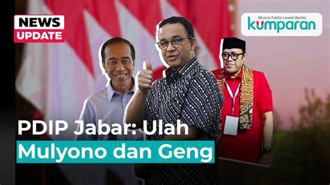 Apa Yang Terjadi Di Balik Batalnya Dukungan PDIP Ke Anies Di Pilkada