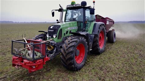 Fendt Vario Tms Gibt Vollgas Vorm Kalk Streuer Youtube