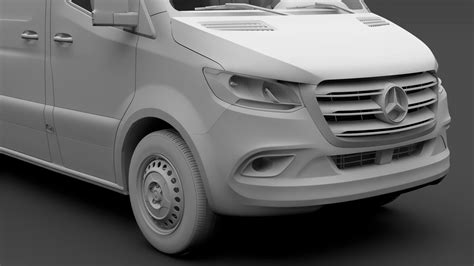 Mercedes Benz Sprinter Panel Van L4h2 Rwd 2019 3d Model By Creator 3d