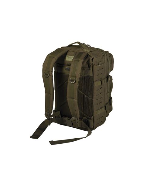 Mochila Mil Tec Us Assault Pack Lg Litros Laser Cut Verde