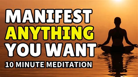 Manifestation Meditation A Powerful 10 Minute Visualization Youtube