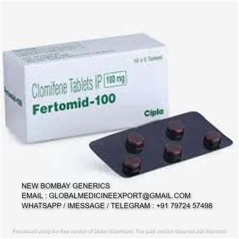 Clomiphene Citrate Tablet Fertomid Tablet Packaging Size X