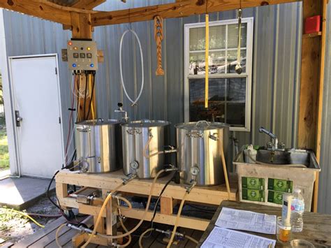 First Brew Day On My 1 2 Bbl Herms System Hangar 92 Brewery