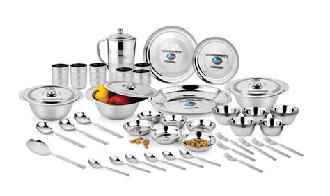 51 Stainless Steel Dinner Set At Rs 3305 Set In New Delhi Id