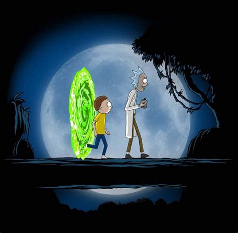 100 Rick And Morty Portal Wallpapers