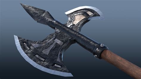 Medieval Battle Axes Model - TurboSquid 2251342