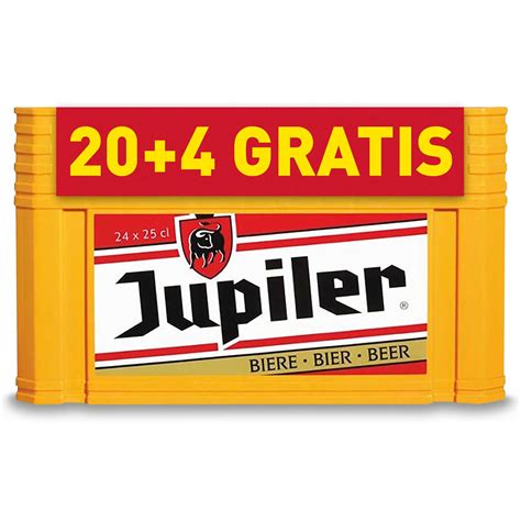 Jupiler Bière blonde Pils 5 2 ALC Bac 20 4 24 x 25 cl