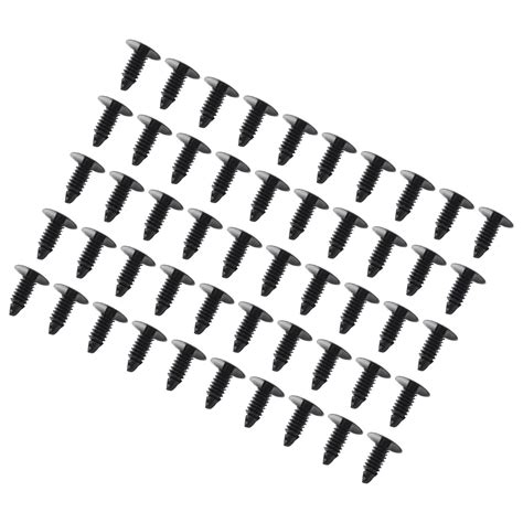 Practical Set Of 50pcs Universal Plastic Rivet Fastener Clips Easy