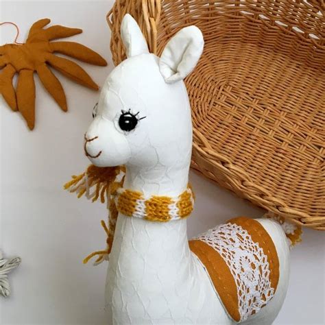 Llama Soft Toy Llama Plush Stuffie Cute Animal Toys Eco Baby Etsy In