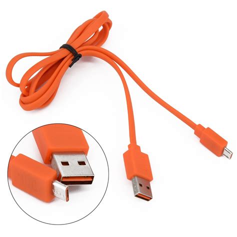 Orange High Quality Charger Wire Cord Micro Usb Fast Charger Flat Cable Cord Ebay