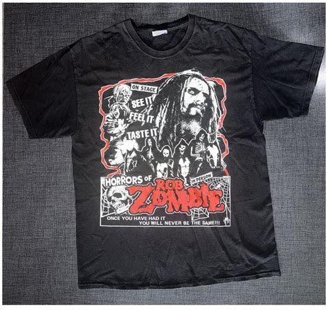 Vintage Horrors Of Rob Zombie Tour Shirt Y2k Depop