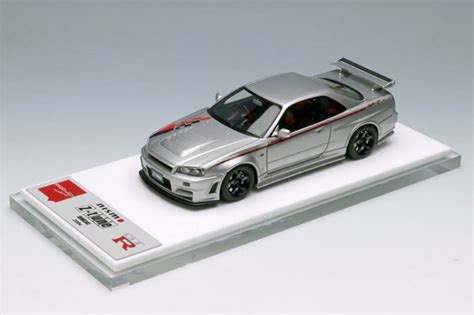 アイドロン Em396g ニスモ R34 Gt R Z Tune 2004 シルバー ニスモ ストライプ