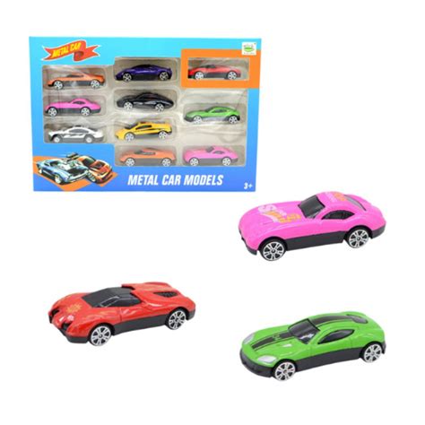 Kit Carrinhos Ferro Coloridos Cole O Carros De Brinquedo Menino Tipo Hot Wells Envio