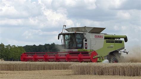 Moisson Blé 2019 Claas Lexion 760 Youtube