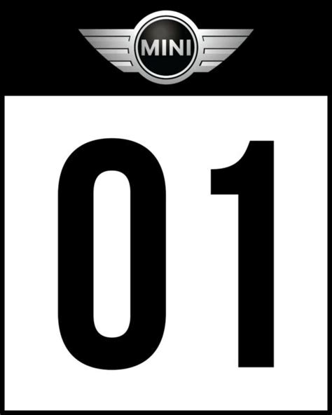 Mini Cooper Racing Door Sticker Decal Track Rally Race Number Ebay