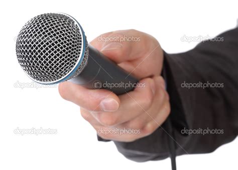 Interview with microphone Stock Photo by ©BrianAJackson 24553071