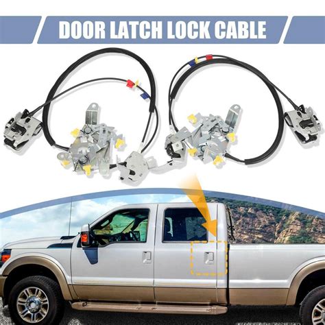 Left Right Rear Door Latch Lock Cable Extended Cab For Ford F