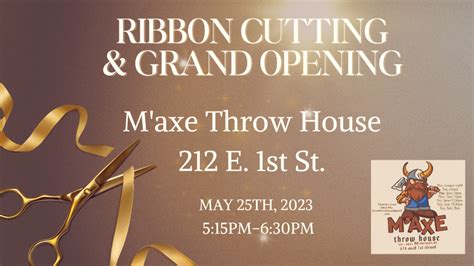 Chamber After Hoursribbon Cutting On May 25 At Maxe Throw House