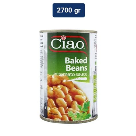 Jual Ciao Baked Beans Kacang Panggang Kaleng 2700 Gr Shopee Indonesia