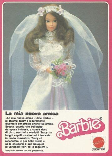 X0638 Barbie La Mia Amica Tracy Mattel Pubblicità Del 1983