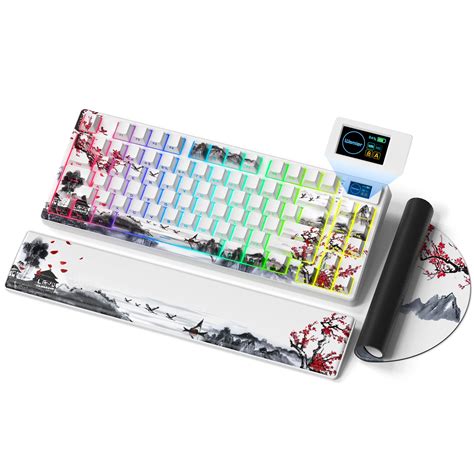 Womier SK80 PRO Красная мини механическая клавиатура | AliExpress
