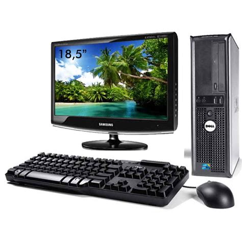 Cpu Dell Optiplex Core Duo Gb Hd Dvd Wifi Monitor