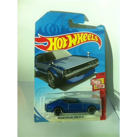 Hot Wheels Then And Now Mini Collection Nissan Skyline GT R Blue By MATTEL