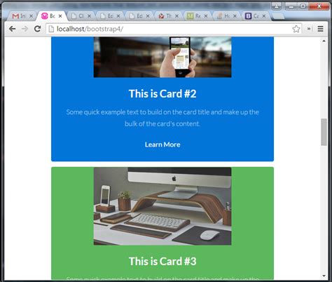 html - How to make Bootstrap "Cards" Responsive - Stack Overflow