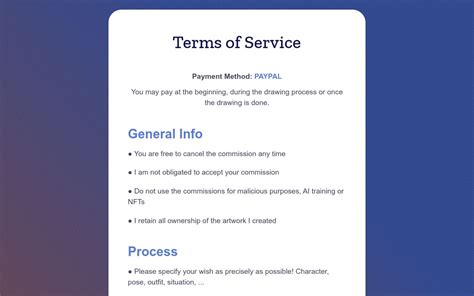 Terms Of Service