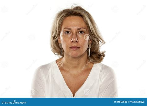 Beautiful Middle Aged Woman Stock Image Image Of Portrait Lifestyle 84569585