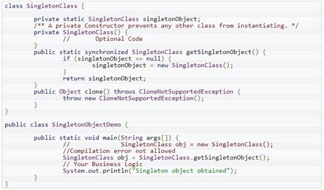 How To Use Singleton Design Pattern In Java