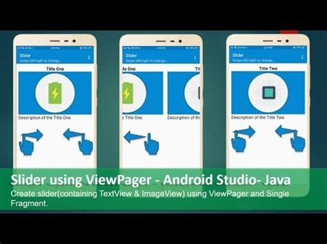 Slider Using Viewpager Android Studio Java