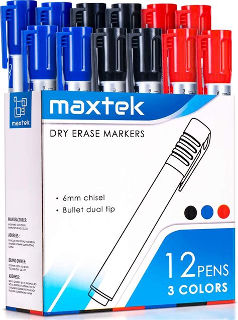 Maxtek Feutre Tableau Blanc Effacable Marqueurs Pour Tableau Blanc