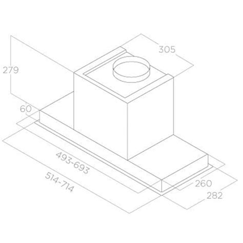 Elica HIDDEN ADVANCE IX/A/52 Μηχανισμός Απορρόφησης 52cm, Α, Inox