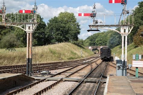 Premium Photo Steam Train Leaving Station With Track England Uk