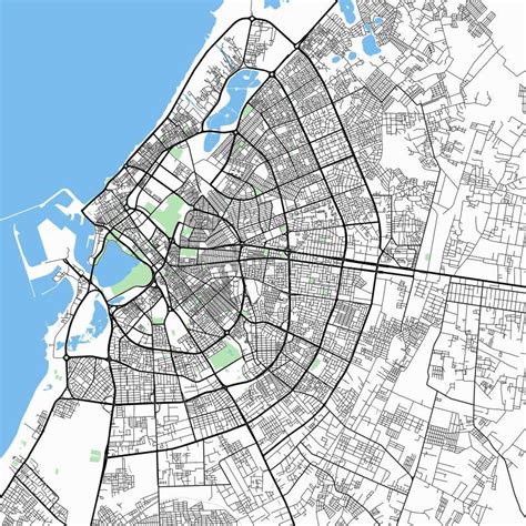 map   city  benghazi stock illustration illustration  soil