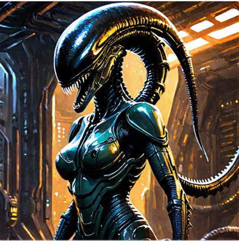 Sexy Xenomorph Girl By Blueissuspicious On Deviantart