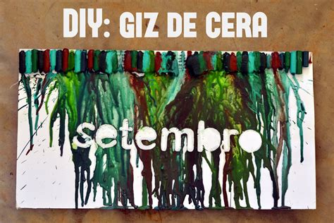 Diy Quadro De Giz Derretido Decor Kinha Camargo