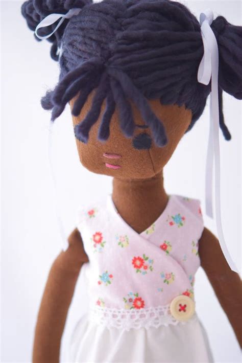 Rag Doll With Wardrobe Handmade African American Dolls Handmade