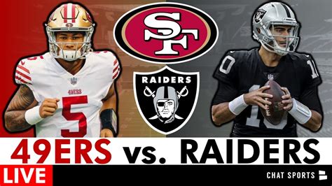 49ers Vs Raiders Live Streaming Scoreboard Free Play By Play NFL