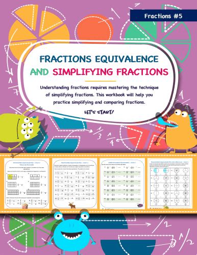 Equivalent Fractions & Simplifying Fractions | Workbooks | Math Center