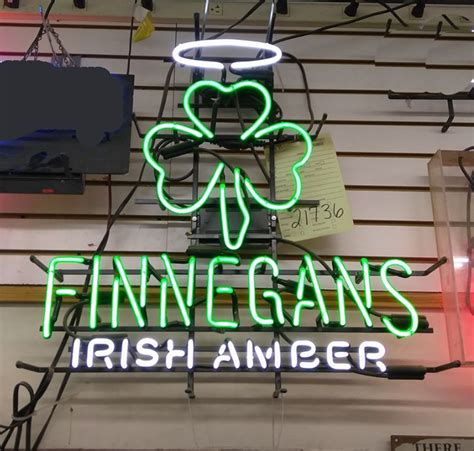 Finnegans Irish Amber Neon Sign Neon Light Diy Neon Signs