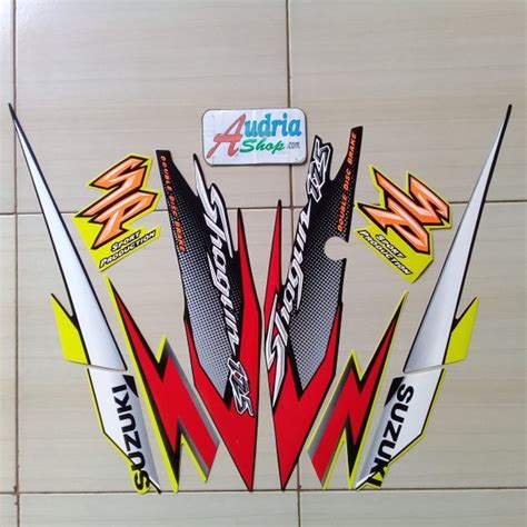 Jual Striping Stiker Motor Suzuki Shogun Sp Kuning Di Lapak