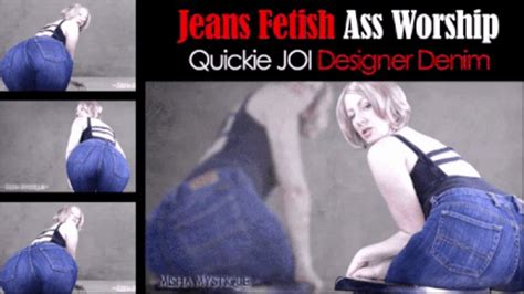 Misha Mystique Fetish Jeans Ass Worship JOI In Tight Trues Wmv