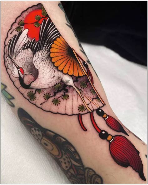 Crane Tattoos History Meanings Designs Asian Tattoos Sweet Tattoos