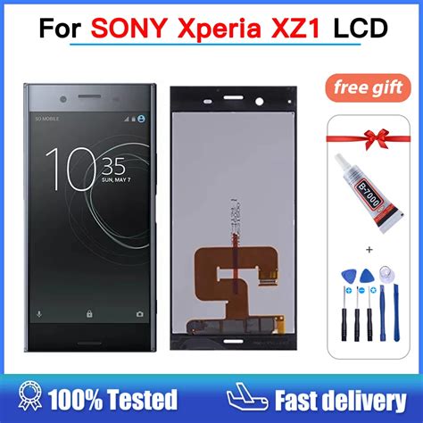 5 2 lcd original para sony xperia xz1 display lcd substituição da tela